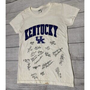 Kentucky Wildcats Softball T Shirt 2013 Roster Signed Size S Read Description
